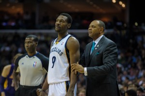 Grizzlies coach Lionel Hollins on Friday said although he admittedly didn't agree with the team trading Rudy Gay on Jan. 30, his primary focus is to get the most out of his current roster. (Photo by Justin Ford)
